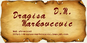 Dragiša Markovčević vizit kartica